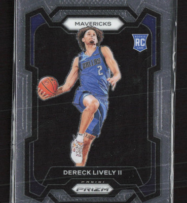 2023-24 Panini Prizm #163 Dereck Lively II Dallas Mavericks (JB)