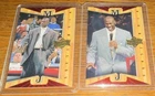 Michael Jordan 1999 Upper Deck High Class Red Foil 2-Card Lot