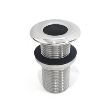 NRC XRC Stainless Steel Thru-Hull Fitting Short Straight Boat Marine with Gasket