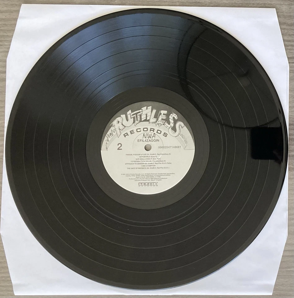 Eazy-E NWA Efil4zaggin LP Dr. Dre Ice Cube MC Ren Vinyl Rap US Neu Sonstiges - Bild 4 von 4