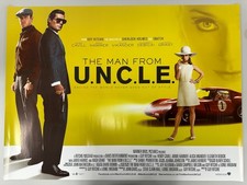 The Man from U.N.C.L.E. (2015) Original UK Quad Cinema Poster