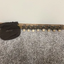 Blanton’s Bourbon Whiskey Bottle Cork Stoppers Complete Set 8 All Letters Rare