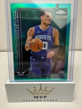 2025-26 Topps Chrome Josh Green #47 Teal Refractor Charlotte Hornets 262/299