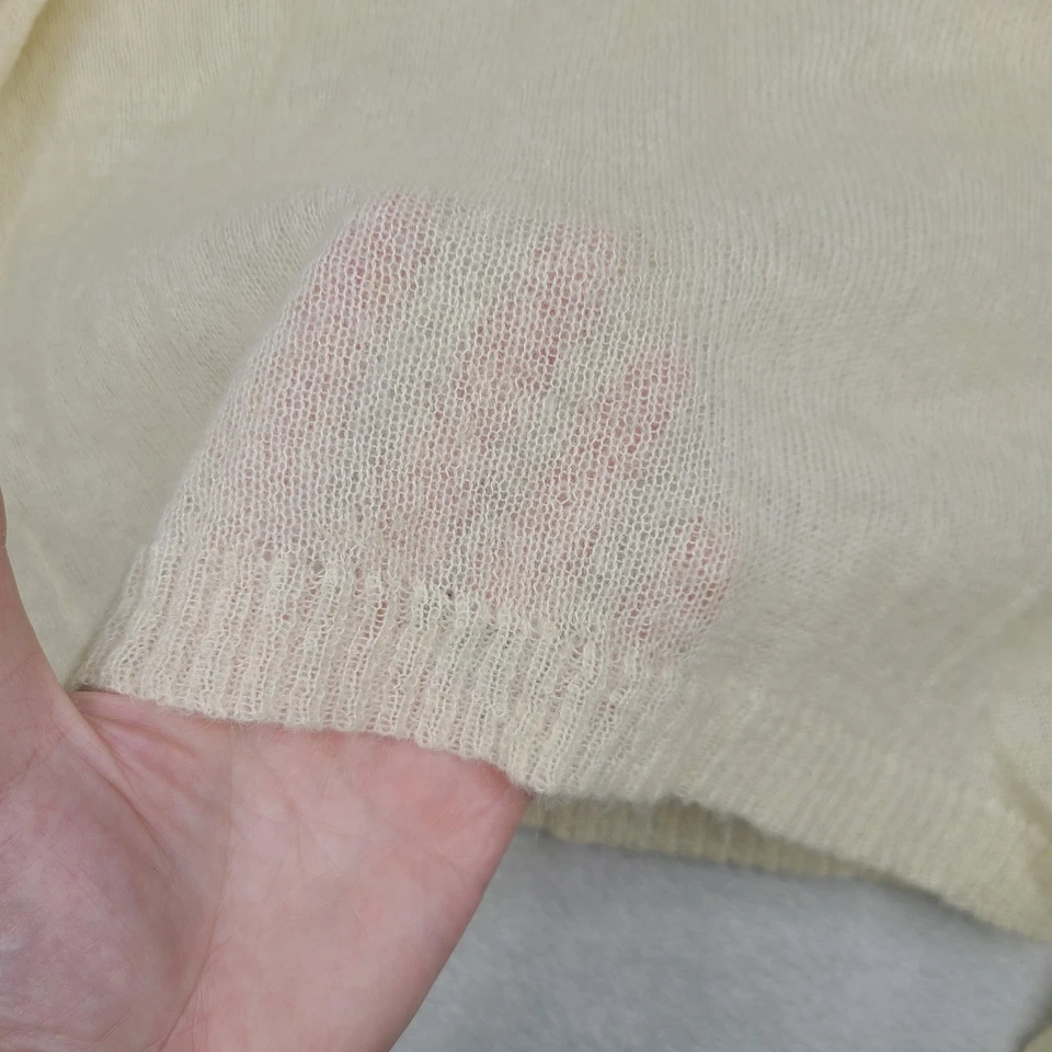 Suéter Vintage Años 90 The Limited Mohair VER a través Peso Pluma S Grunge Y2K Foto 4 de 4