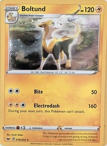 Boltund Pokemon Card | eBay