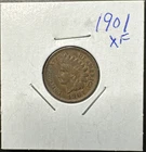 1901 Indian Head Cent Penny -- XF