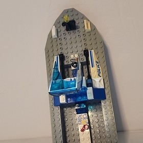 LEGO 4669 - Turbo-Charged Police Boat With Figure - Incomplete