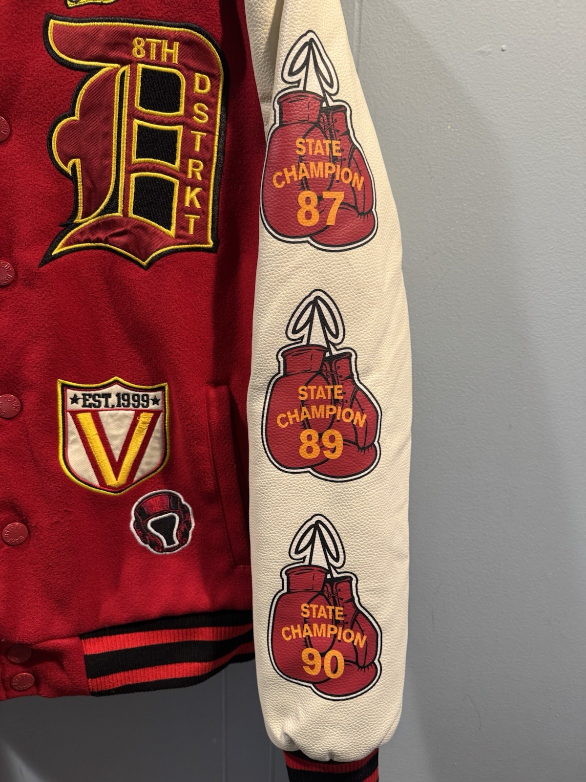 8ighth District Jacket 100% Polyester Size Small … - image 4