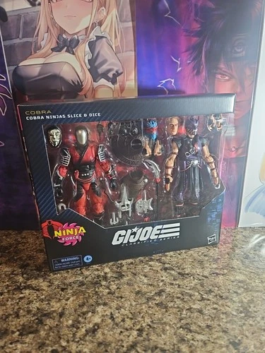 G.i Joe Classified 160 Cobra Ninja Force SLICE DICE 6" Hasbro Figure 2-Pack New