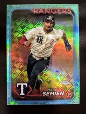 2024 Topps Chrome Logofractor Edition - Marcus Semien #102 Aqua Refractor /199