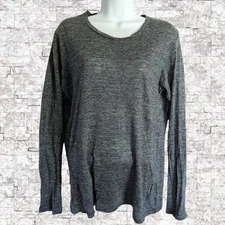 NEW Isabel Marant Etoile Shirt Womens Large Heathered Gray Karon Tee Shirt