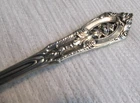 Vintage Wallace Rose Point Iced Tea Sterling Silver Flatware 7/5" Iced Tea Spoon