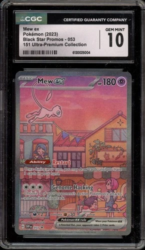 Pokemon Mew ex 151 Ultra-Premium Coll. Full Art Promo SVP EN 053 CGC 10 Gem Mint