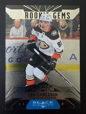2023-24 Upper Deck Black Diamond Retros Rookie Gems Leo Carlsson Card #BD-39