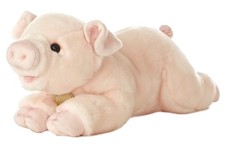 Aurora Miyoni 16" Pig Realistic Stuffed Animal