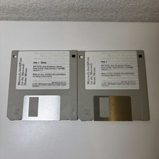 Microsoft IntelliPoint For The Microsoft Home Mouse Disk 1  2 Floppy Disks READ
