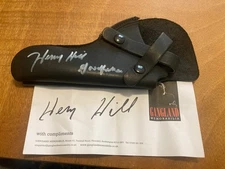 HENRY HILL Inscribed "Goodfellas" Signed Autograph  Gun Holster REALLY NICE