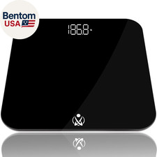 Bathroom Scale, Highly Accurate Digital Bathroom Body Scale, Measures Weight up