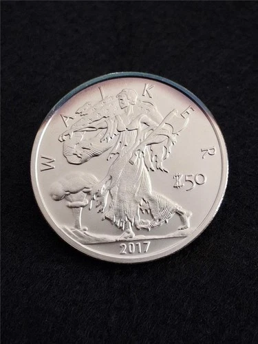 2017 ZOMBUCKS WALKER Currency of The Apocalypse 1oz UNC SILVER RND #MF-1635