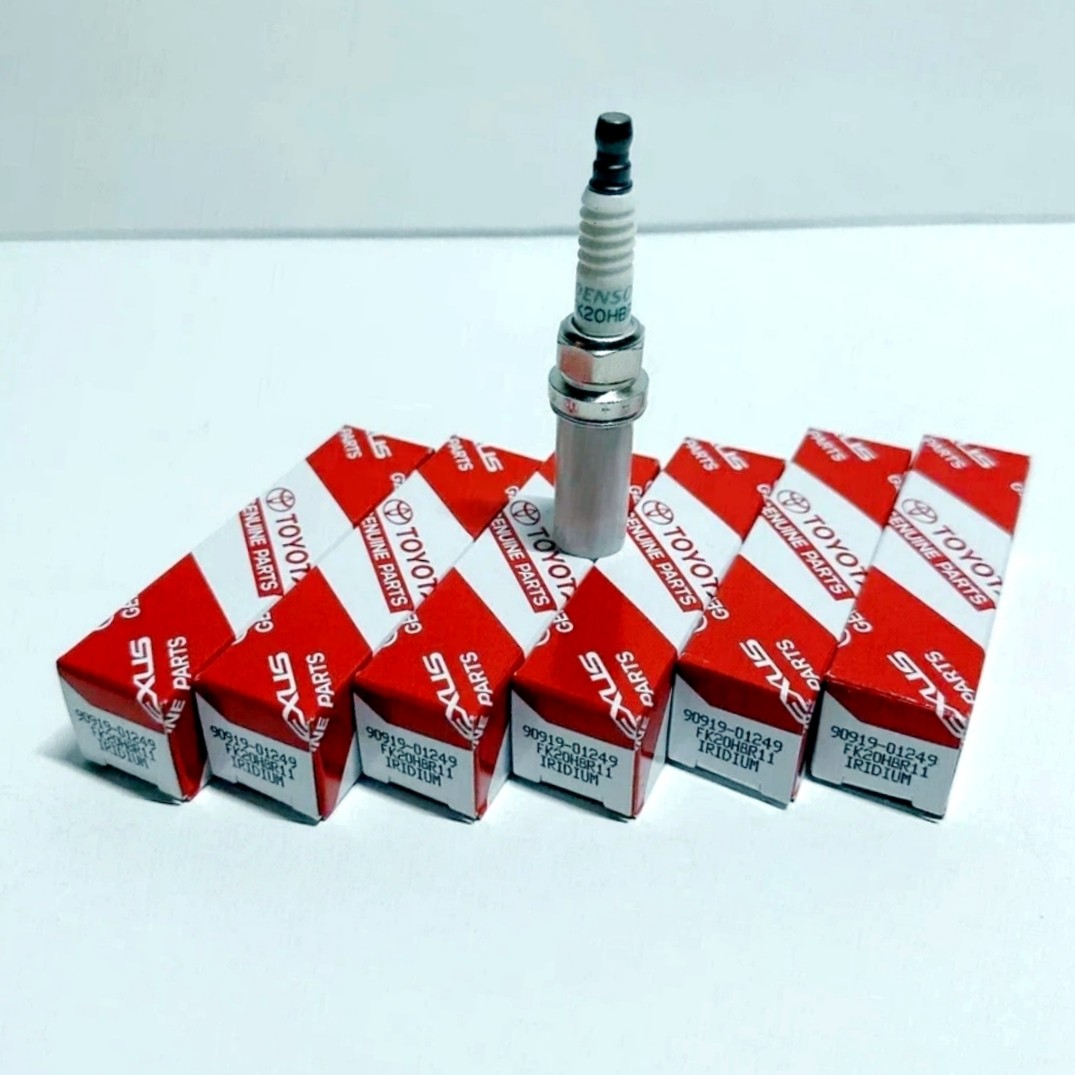 6x OEM 90919-01249 Iridium Spark Plugs FK20HBR11 Denso 3473 for Lexus IS GS LS