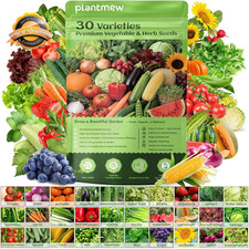 15000+ Heirloom Vegetable Seeds Non-GMO Seed Vault Survival Gear Kit