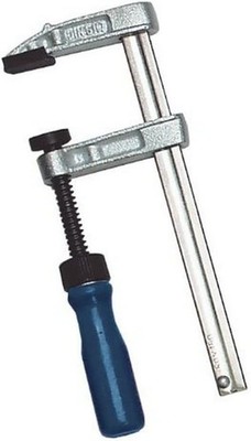 Brüder Mannesmann Werkzeug Schraubzwinge 50 x 150 mm, DIN 5117, M90400, Silber