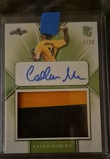 2021 Leaf Perfect Game National Showcase - Patch Autographs Caden Marcum #PA-CM2
