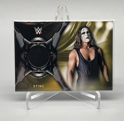 2018 Topps WWE STING SHIRT RELIC GOLD PARALLEL SSP /10 Rare WCW