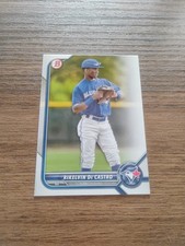 2022 Bowman Baseball Prospect RIKELVIN DE CASTRO BLUE JAYS #BP-25