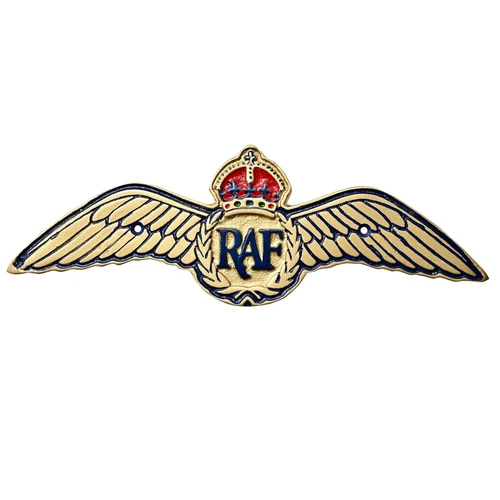 RAF Wings Pin Badge Style Vinyl Sticker Decal Self Adhesive Royal Air Force