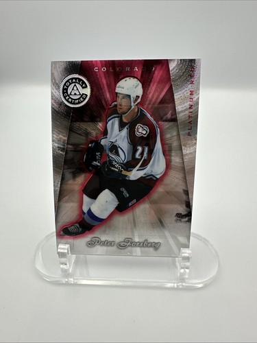 Peter Forsberg [Platinum Gold] #32 1997 Pinnacle Totally Certified card