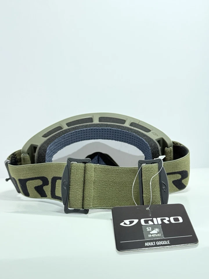 Giro TAZZ MTB Adult Mountain Bike Goggle Black/Olive & Smoke + Clear Lens - Image 3 of 4