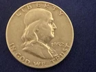 1952-D Franklin Half Dollars.