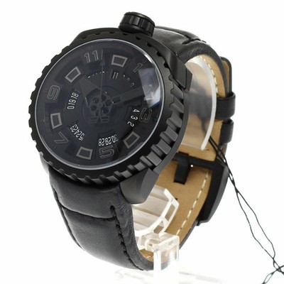 BOMBERG Bolt-68 BS45APBA.045-5.3 Matte Black Date Automatic Wristwatch Unused