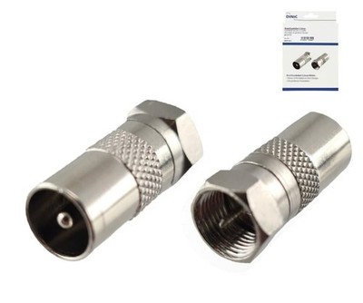 DINIC Adapter Koax-Stecker auf SAT-Stecker, ANT-Stecker auf #1907286
