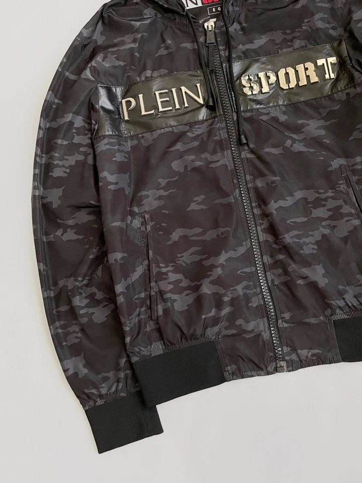 Phillipp Plein Chaqueta Deportiva Camuflaje Cremallera Hombre Talla M Foto 3 de 4