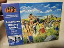 Imex American History Sioux Indians Plastic Figures 1/72 508