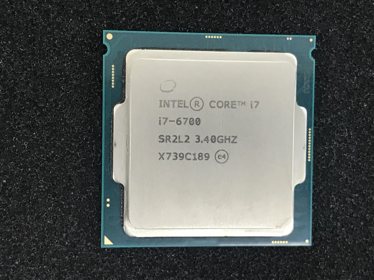 Intel Intel Core i7-6700 Processor Model Computer Processors LGA
