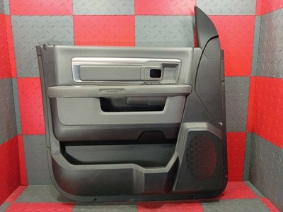 2013-2024 Dodge 1500 LH Driver Front Door Interior Trim Panel Black/Gray