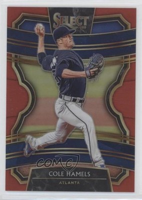 2020 Panini Select Red Prizm 30/199 Cole Hamels #18 8x7