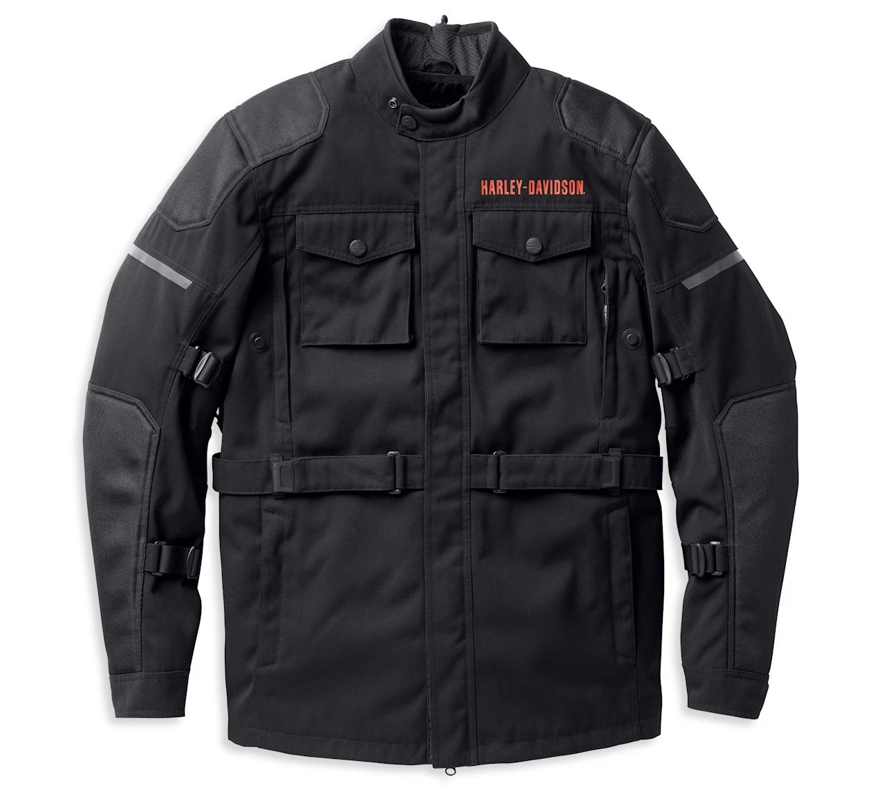 Harley-Davidson Men Quest Triple Vent Riding Jacket Armor Waterproof 98127-22VM