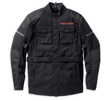 Harley-Davidson Men Quest Triple Vent Riding Jacket Armor Waterproof 98127-22VM