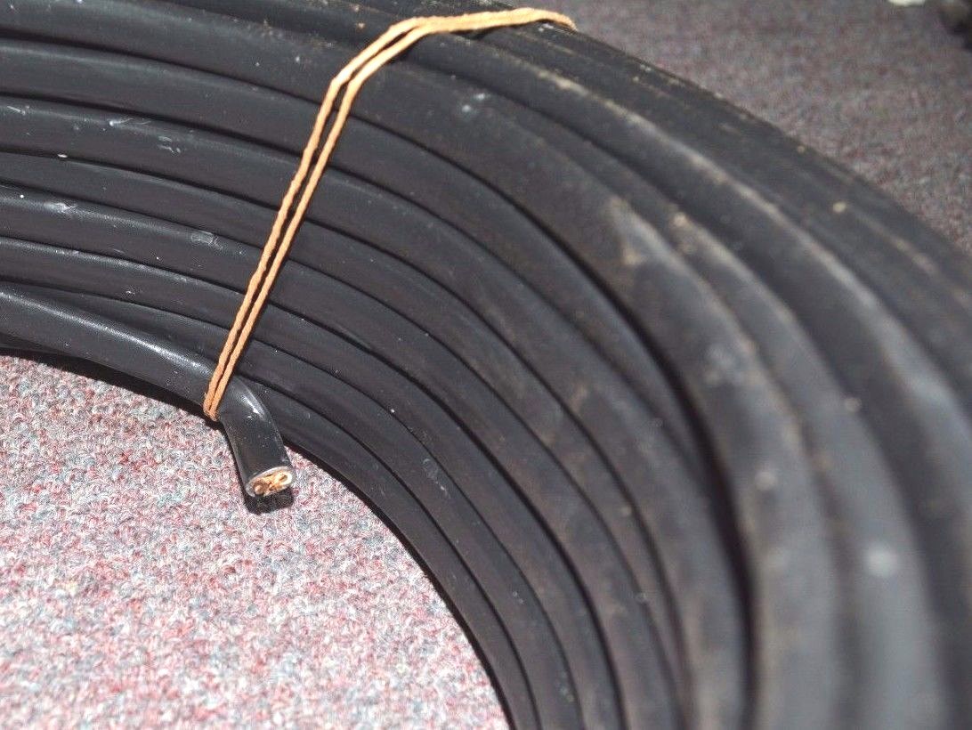 CAPEX Cable Wire 250' 12/2 NM ROMEX Cable with Ground BLACK CU NOS NEW W1204