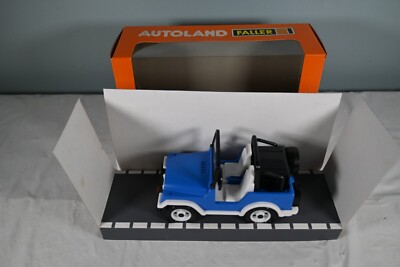Faller Autoland 3231 - Blue Jeep - New Old Stock