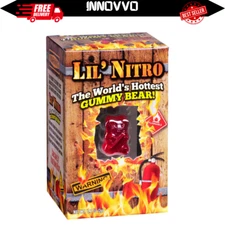 Lil' Nitro Gummy Bear Worlds Hottest Challenge by Flamethrower Candy Company Hot