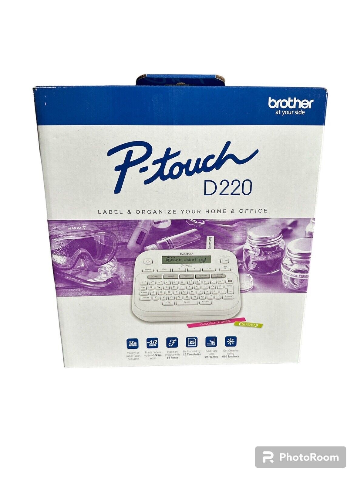 Brother PT D220 Ptouch LABEL MAKER 🔥 BEST PRICE 🔥 USES BATTERIES OR AC