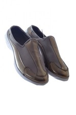 Womens Canvas Comfy Easy Slip On Summer Boat Shoes Open Back 6 7 8 9 NEW