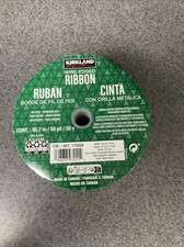 Kirkland Gnomes with Christmas Lights Wire Edged Ribbon 2.5" x 50 yd M23C