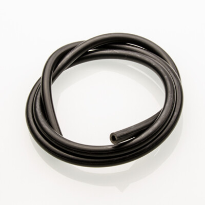 Arlows Ø 10mm 1 Meter Silikon Unterdruckschlauch ( Schwarz ) Meterware