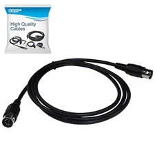 HQRP 5-Pin DIN MIDI Cable, 5-Feet Male to Male 5-Pin MIDI Cable for Music Gear
